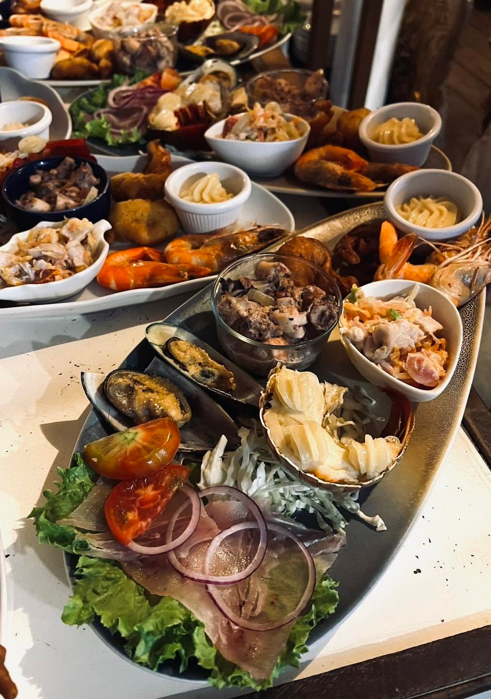 Plateau de fruits de mer du Beach Club
